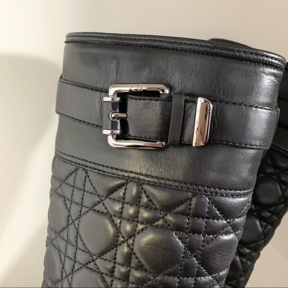 Dior cannage quilted nappa leather boots - Picture 8 of 16